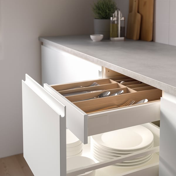 IKEA UPPDATERA Flatware Tray Light Bamboo 15x19 ½ "