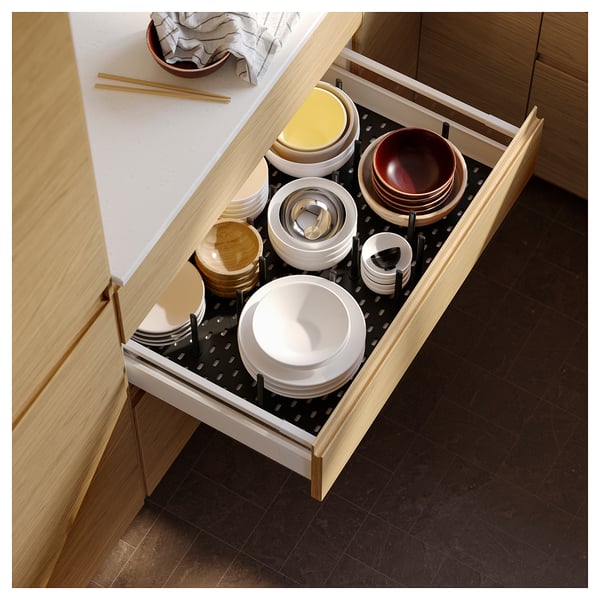 IKEA UPPDATERA Pegboard Drawer Organizer Anthracite 30 "