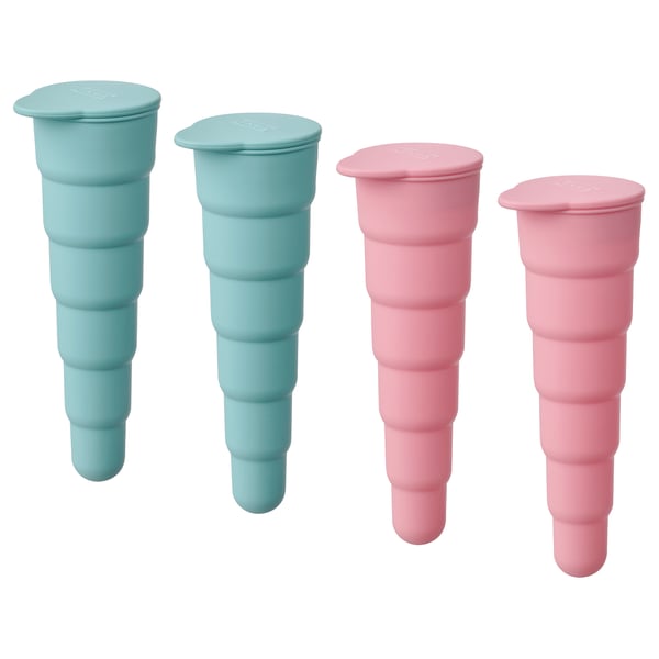 IKEA UPPFYLLD Ice pop maker pop-up turquoise/pink 6 "