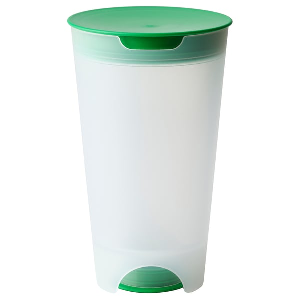 IKEA UPPFYLLD Salad shaker with strainer bright green/clear 47 oz