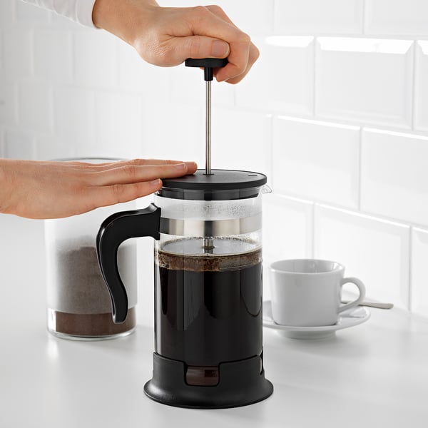 IKEA UPPHETTA French Press Coffee Maker Glass/stainless Steel 34 Oz