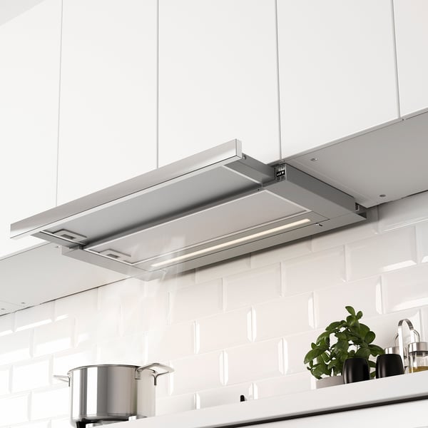 IKEA UTDRAGBAR Under Cabinet Range Hood Stainless Steel