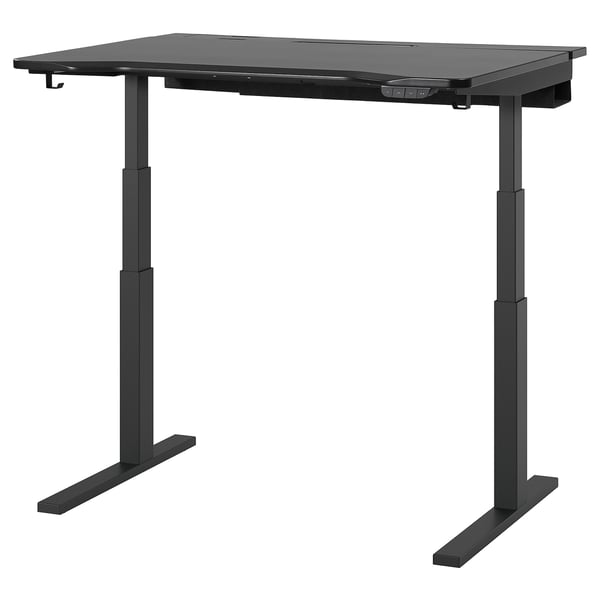 IKEA UTMANING Gaming Desk Sit/stand Electric/black 47 1/4x31 1/2 "
