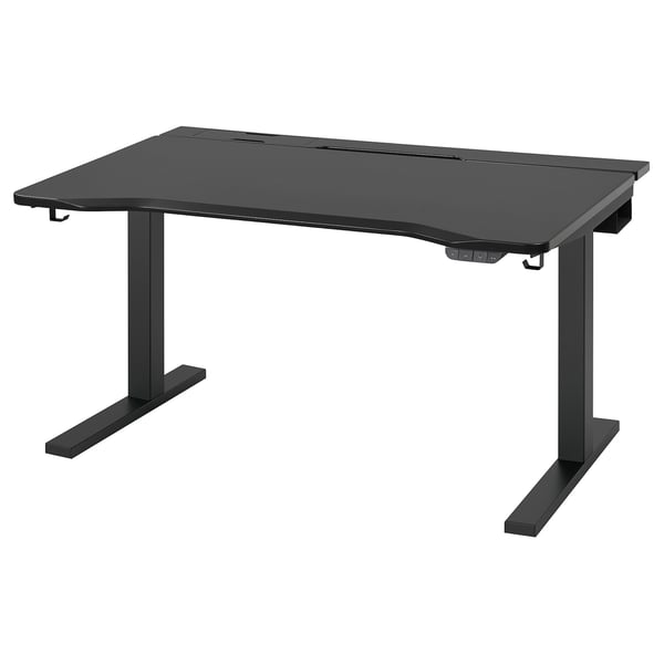 IKEA UTMANING Gaming desk sit/stand electric/black 47 1/4x31 1/2 "