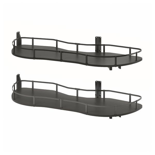 IKEA UTRUSTA Corner base cab pull-out fitting gray 50 "