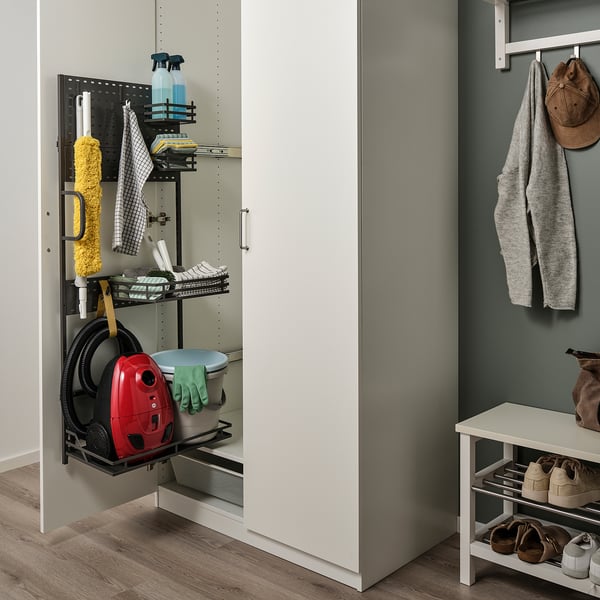 IKEA UTRUSTA Pull-out Rack For Cleaning Supplies 55 1/8 "