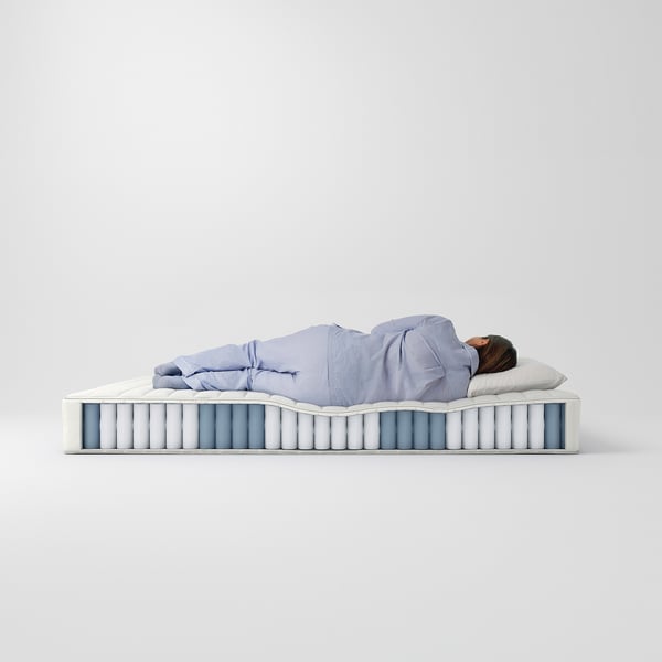 IKEA VALEVÅG Pocket Spring Mattress Medium Firm/white Queen