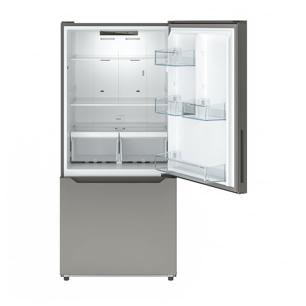 IKEA VÄLGRUNDAD Bottom-freezer Refrigerator Stainless Steel 19 Cu.ft