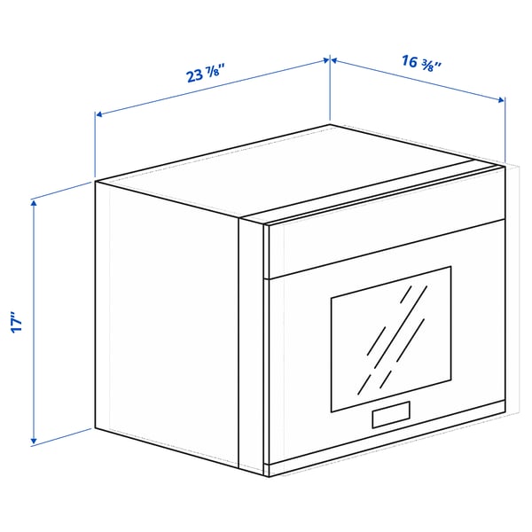 IKEA VÄLSKAPT Over-the-range Microwave Stainless Steel