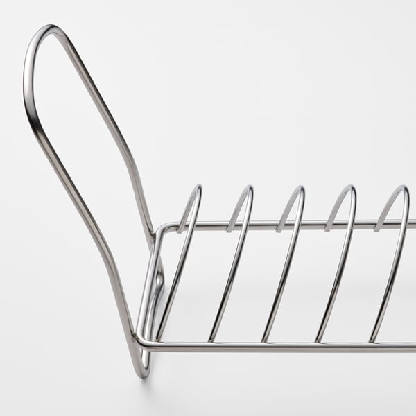 IKEA VÄLVÅRDAD Dish Drying Rack Stainless Steel 4 ¾x12 ½ "