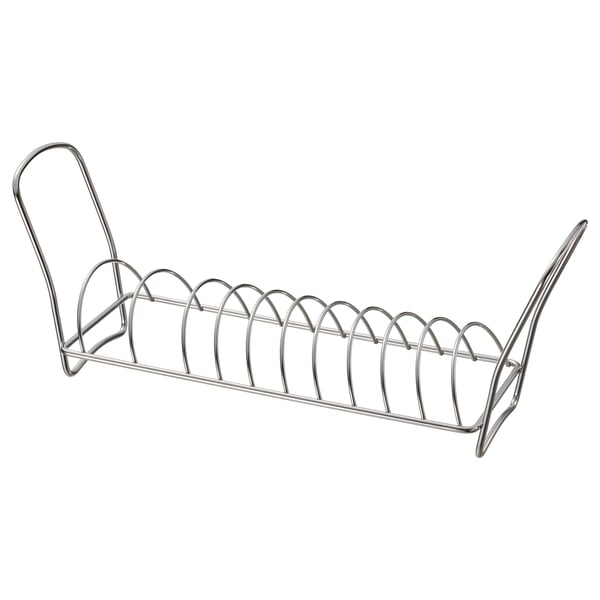IKEA VÄLVÅRDAD Dish drying rack stainless steel 4 ¾x12 ½ "