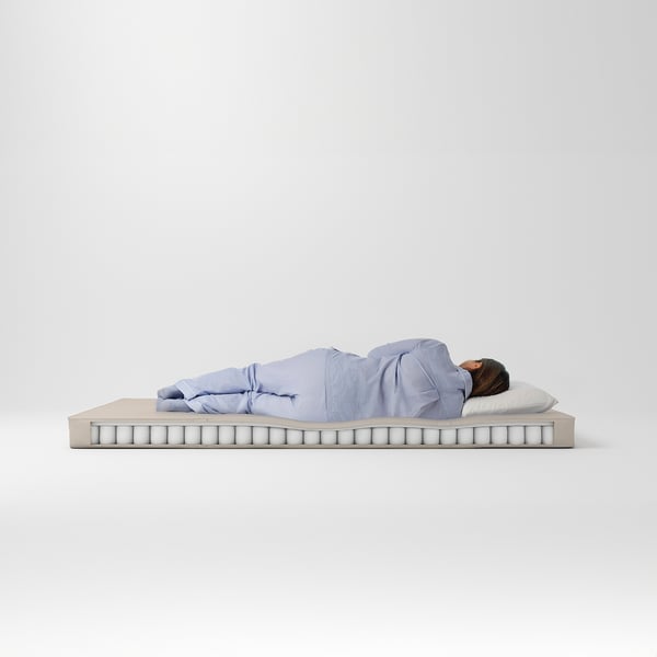 IKEA VANNAREID Pocket Spring Mattress Firm/beige Twin