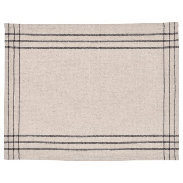 IKEA VÅRARV Place mat dark gray/natural 13 ¾x17 ¾ "