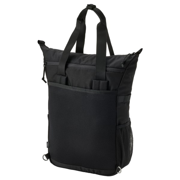 IKEA VÄRLDENS Backpack Black 12 ¼x6x19 ¼ "/7 Gallon