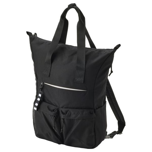 IKEA VÄRLDENS Backpack black 12 ¼x6x19 ¼ "/7 gallon