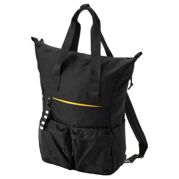 IKEA VÄRLDENS Backpack black 12 ¼x6x19 ¼ "/7 gallon