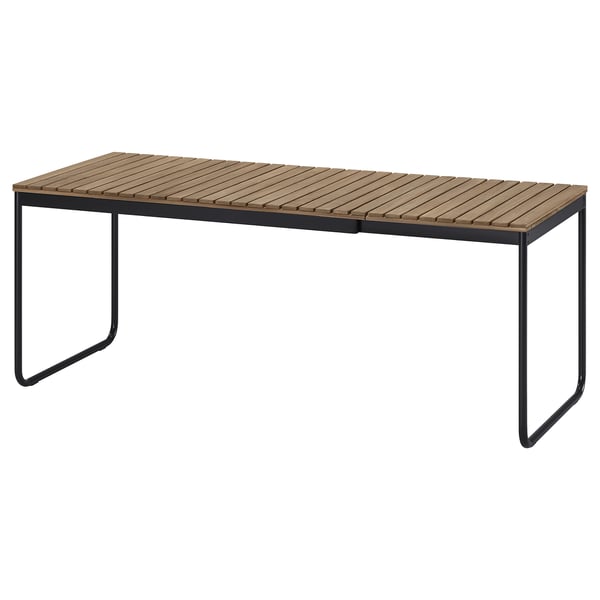 IKEA VÄSMAN Extendable Table Outdoor Light Brown Stained 53/74 3/4x28 7/8 "