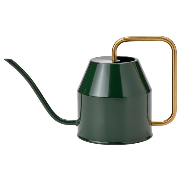 IKEA VATTENKRASSE Watering Can Black-green/gold 68 Oz