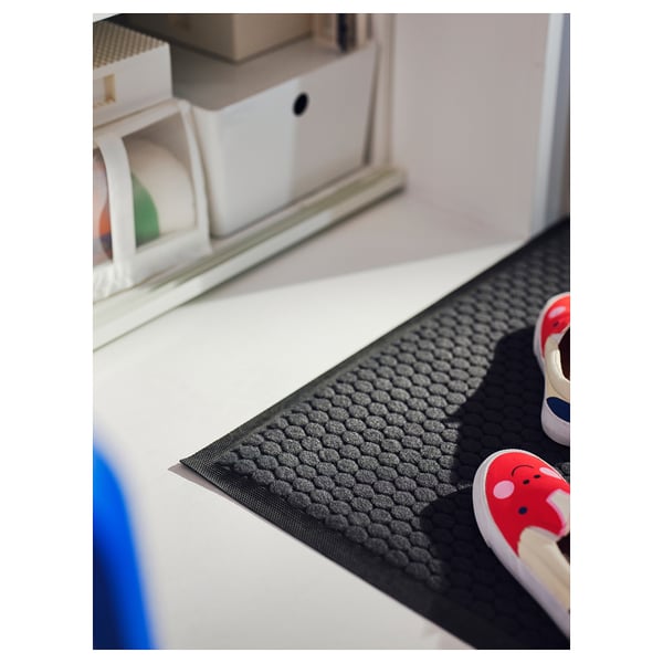 IKEA VATTENVERK Door Mat Indoor Dark Gray 3 ' 3 "x4 ' 11 "