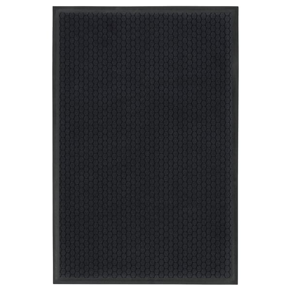 IKEA VATTENVERK Door mat indoor dark gray 3 ' 3 "x4 ' 11 "