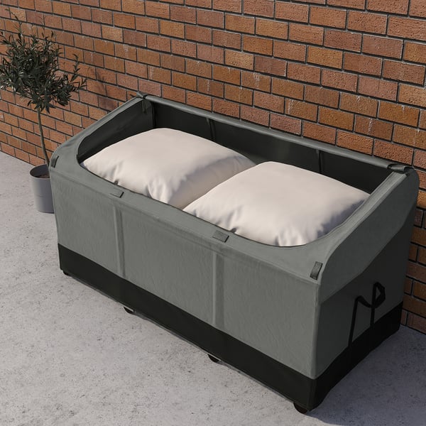 IKEA VÄTTERSÖ Storage Box Outdoor Dark Gray 61 3/8x28 3/8x31 1/8 "