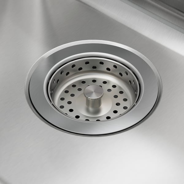 IKEA VATTUDALEN Single Bowl Top Mount Sink Stainless Steel 27 1/8x18 1/2 "