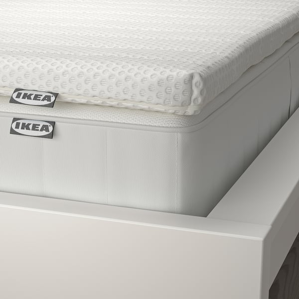 IKEA VESTERÖY Mattress And Mattress Pad Medium Firm White/Nisseholm White Queen