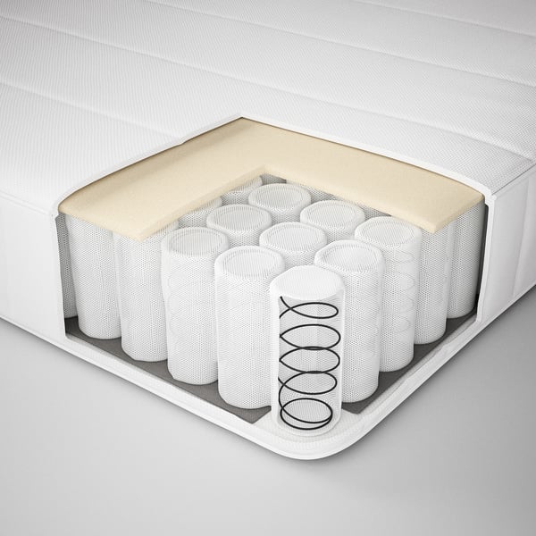 IKEA VESTERÖY Pocket Spring Mattress Medium Firm/white Twin