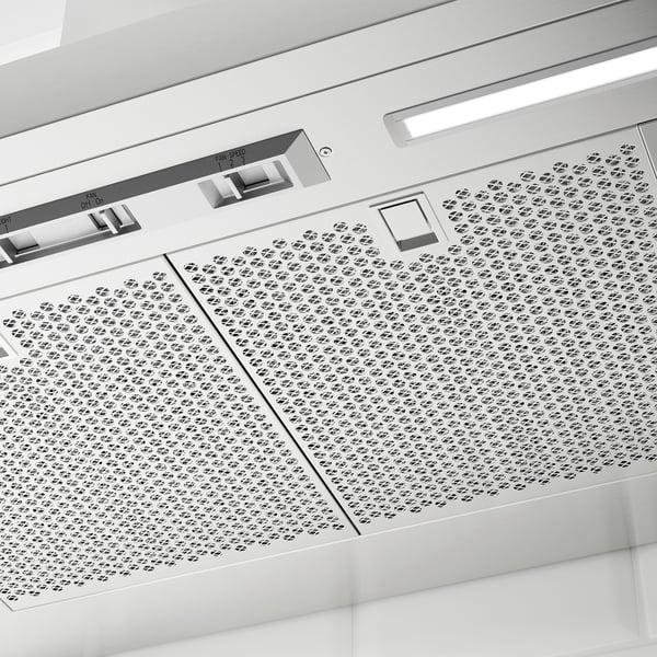 IKEA VINSTGIVANDE Wall Mounted Range Hood Stainless Steel