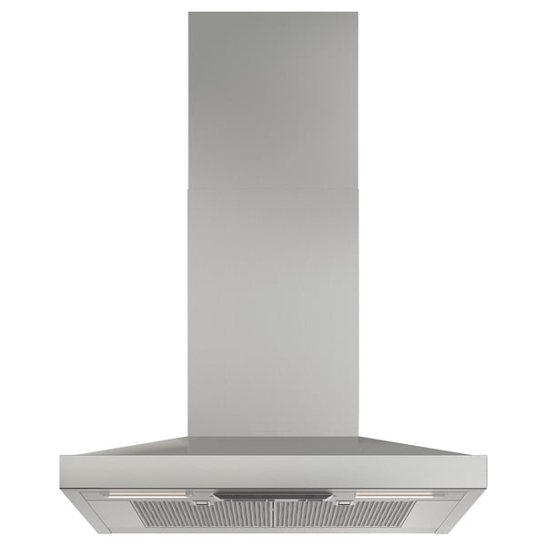 IKEA VINSTGIVANDE Wall mounted range hood Stainless steel