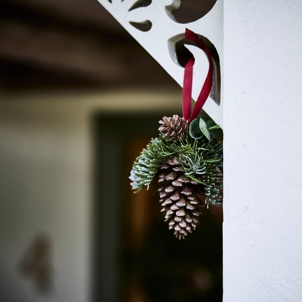 IKEA VINTERFINT Artificial Hanging Decoration Indoor/outdoor/pine Cone 5 ½ "