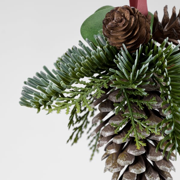IKEA VINTERFINT Artificial Hanging Decoration Indoor/outdoor/pine Cone 5 ½ "