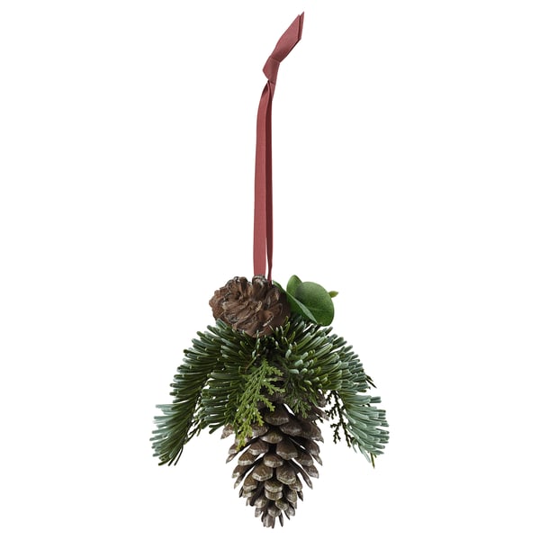 IKEA VINTERFINT Artificial hanging decoration indoor/outdoor/pine cone 5 ½ "