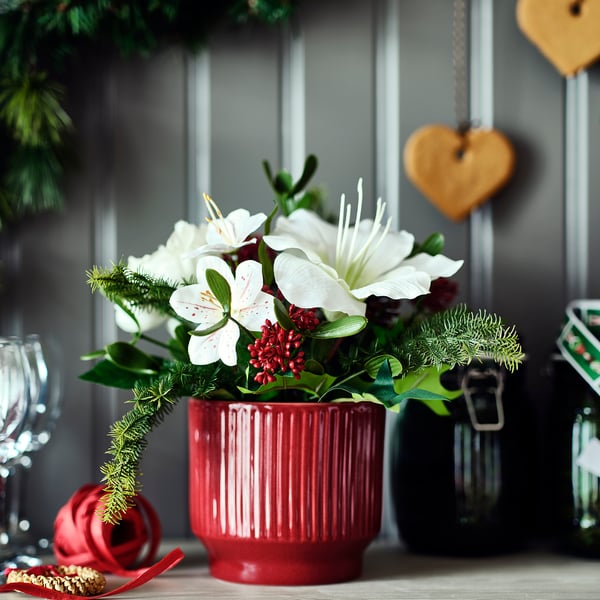 IKEA VINTERFINT Artificial Potted Plant Indoor/outdoor Arrangement 4 ¾ "