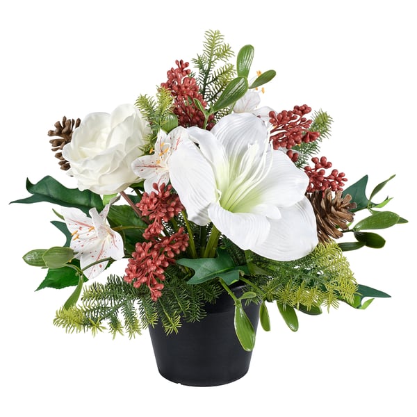 IKEA VINTERFINT Artificial potted plant indoor/outdoor arrangement 4 ¾ " IKEA VINTERFINT Artificial potted plant indoor/outdoor arrangement 4 ¾ "