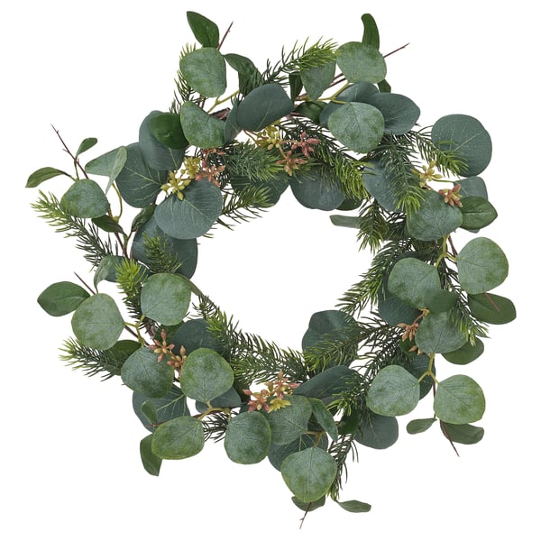 IKEA VINTERFINT Artificial wreath indoor/outdoor eucalyptus 17 ¾ " IKEA VINTERFINT Artificial wreath indoor/outdoor eucalyptus 17 ¾ "