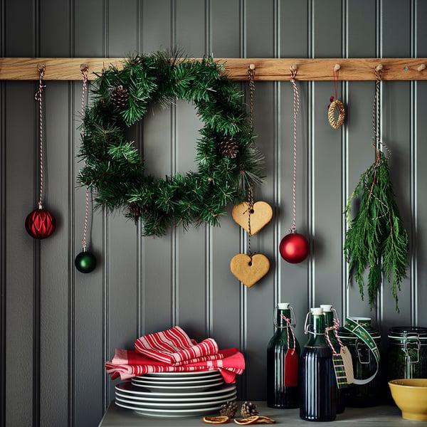 IKEA VINTERFINT Artificial Wreath Indoor/outdoor Pine Cone 17 ¾ "