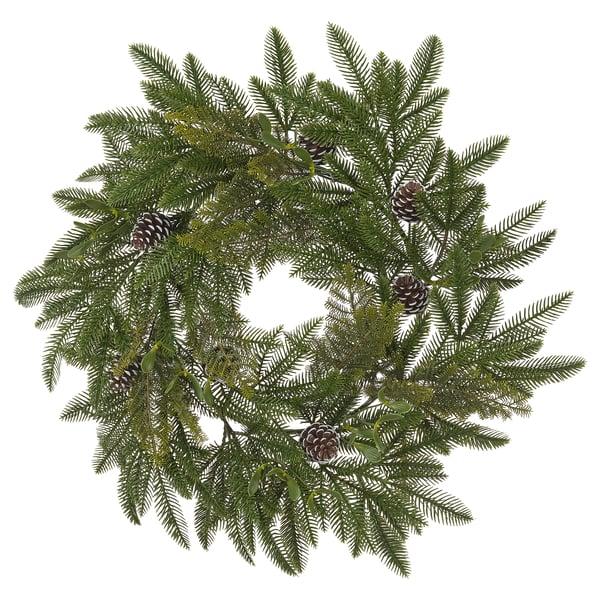 IKEA VINTERFINT Artificial wreath indoor/outdoor/pine cone green 23 ½ " IKEA VINTERFINT Artificial wreath indoor/outdoor/pine cone green 23 ½ "