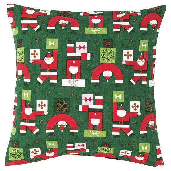IKEA VINTERFINT Cushion cover Santa Claus pattern green 20x20 "