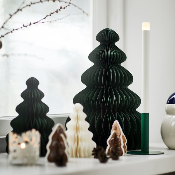 IKEA VINTERFINT Decoration Christmas Tree Shaped Green 14 ¼ "