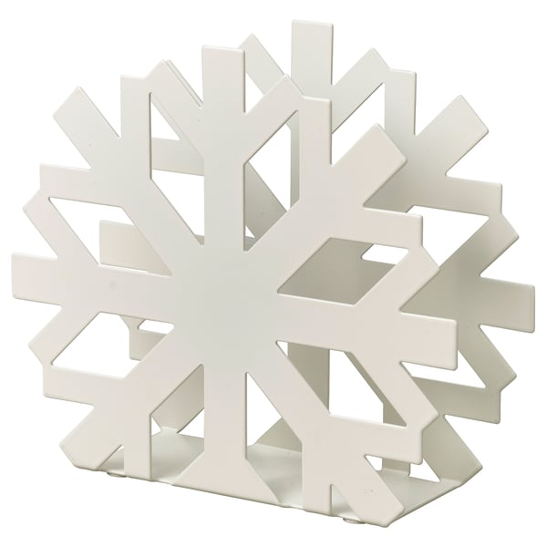 IKEA VINTERFINT Napkin holder snowflake white 6 ½x5 ¾ "