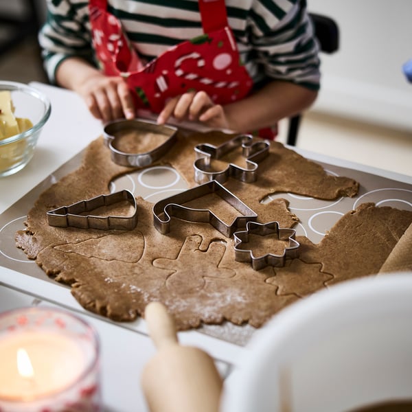 IKEA VINTERFINT Pastry Cutter Set Of 5 Mixed Shapes Stainless Steel