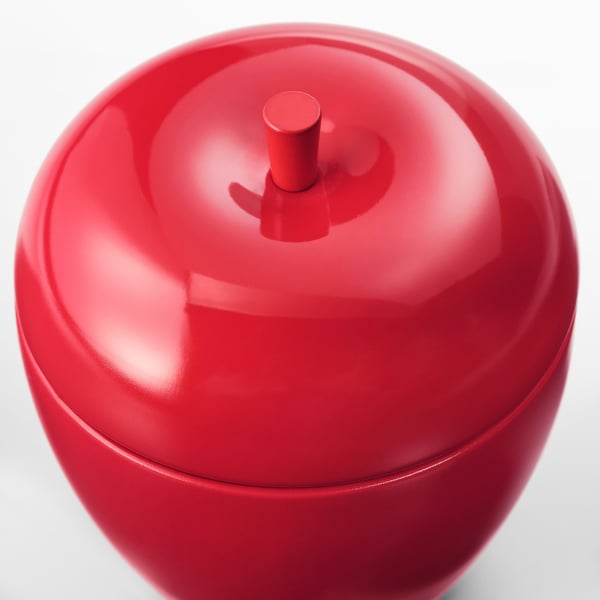 IKEA VINTERFINT Scented Candle In Metal Cup Apple-shaped/Apple And Cinnamon Red 24 Hr