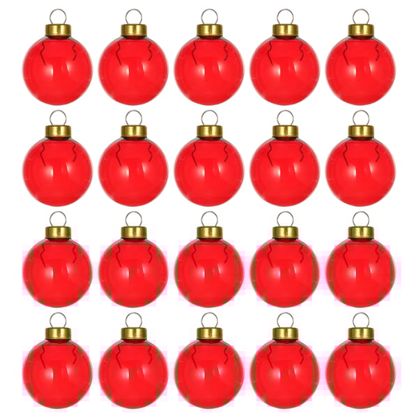 IKEA VINTERFINT Tree ornament bauble glass/red 1 ½ "