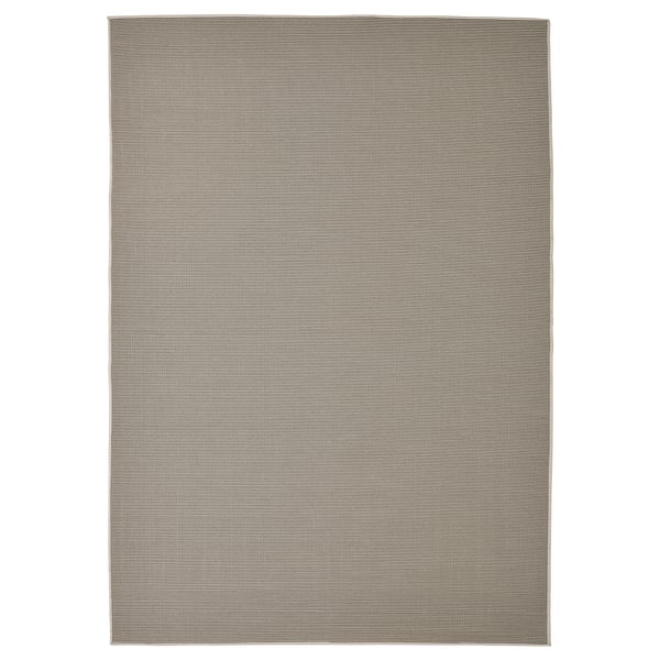 IKEA VIRKLUND Rug Flatwoven In/outdoor Beige/dark Gray 5 ' 3 "x7 ' 7 "