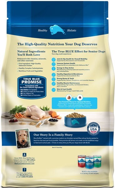 Chewy Blue Buffalo Life Protection Formula Adult Chicken & Brown Rice Recipe Dry Dog Food 34-lb Bag