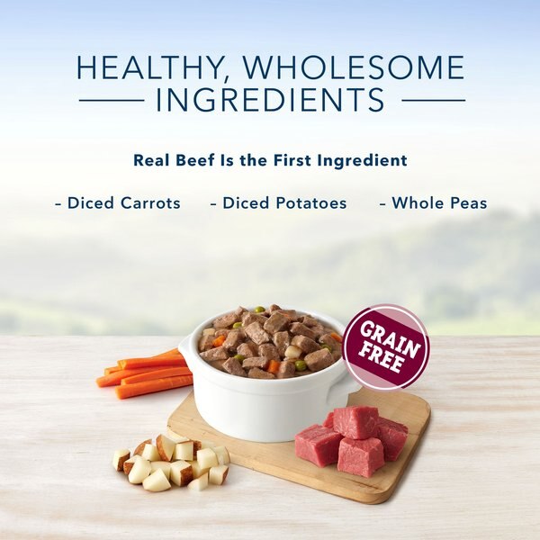Chewy Bundle: Blue Buffalo Blue's Hearty Beef Stew + Blue's Country Chicken Stew Canned Dog Food