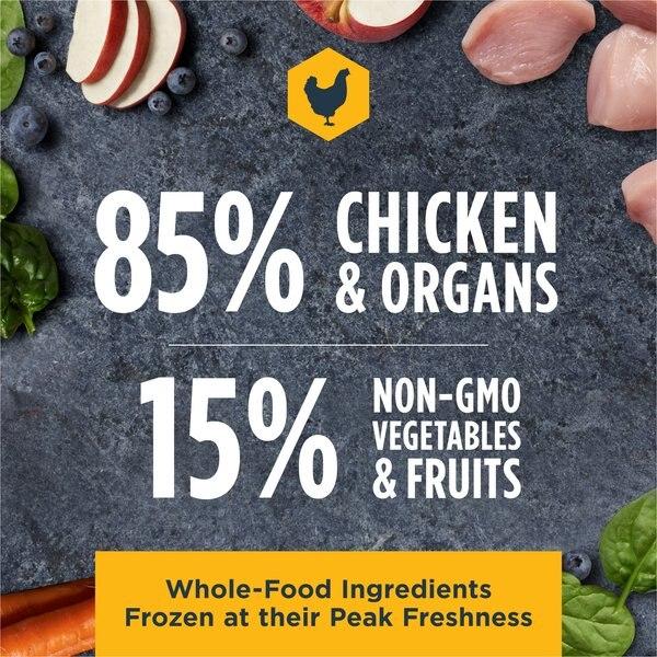 Chewy Bundle: Variety Pack - Instinct Frozen Raw Bites Grain-Free Cage-Free Chicken Recipe Dog Food Beef & Lamb Flavors