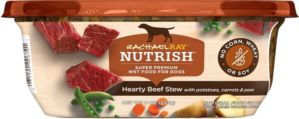 Chewy Bundle: Variety Pack - Rachael Ray Nutrish Hearty Beef Stew Grain-Free Wet Dog Food Chicken Paw Pie & Lamb Stew Flavors