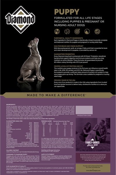 Chewy Diamond Puppy Formula Dry Dog Food 6-lb Bag